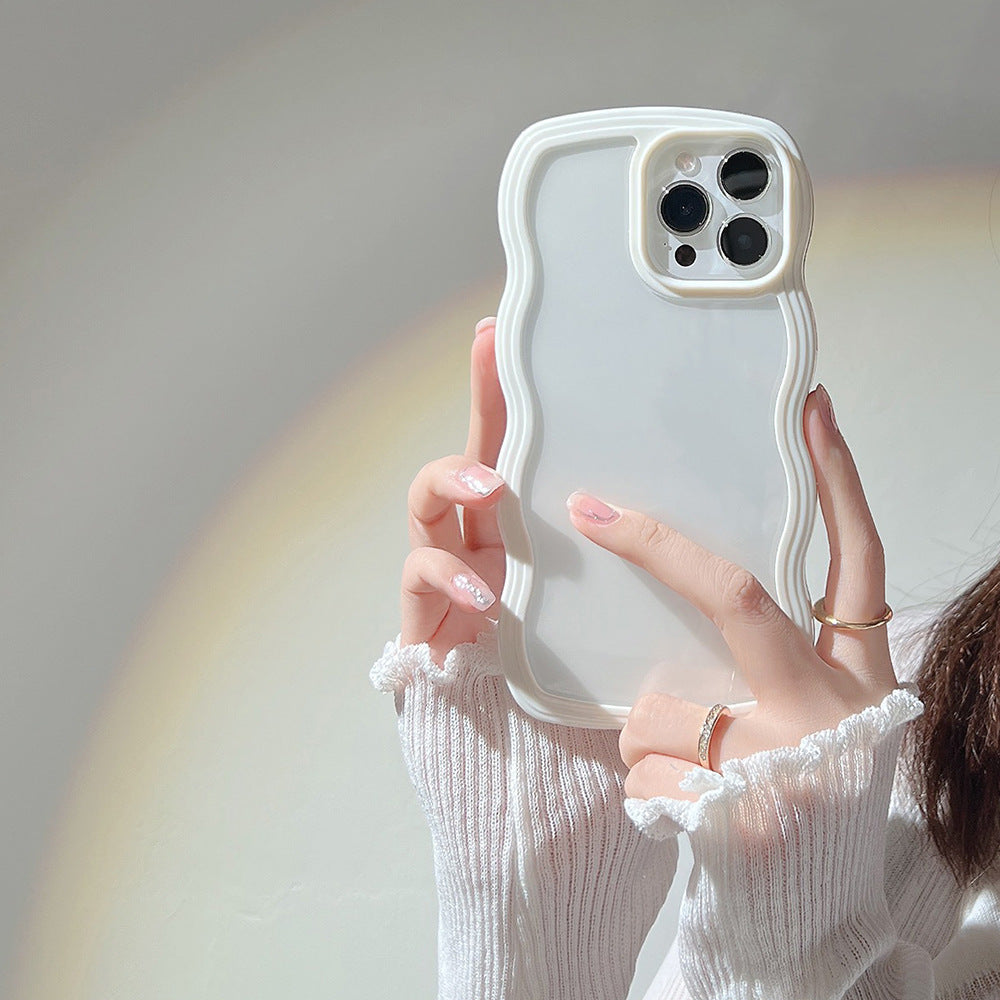 Capa de Celular Borda Ondulada – Cores Candy Simples e Elegante