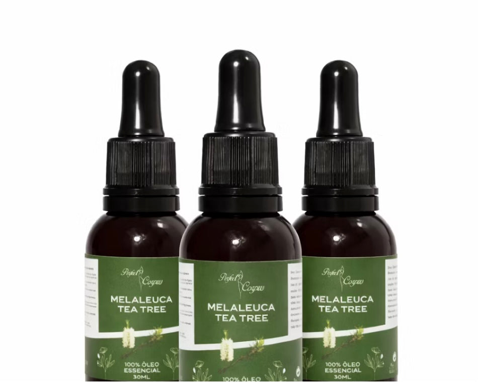 Óleo Essencial de Melaleuca Tea Tree 100% Puro 30ml
