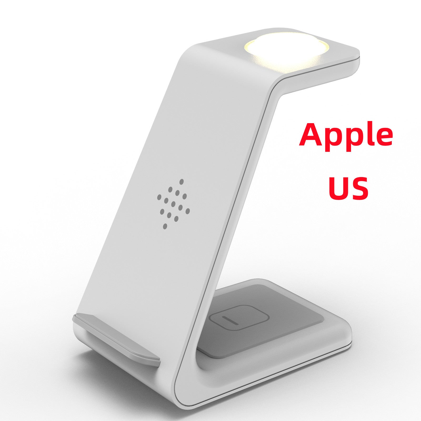 Carregador Sem Fio Rápido 3 em 1 – Suporte para Celular, Smartwatch e Fone