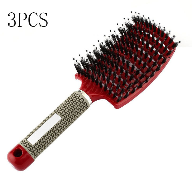 Escova de Cabelo Antiembaraço com Massagem Capilar – Cerdas de Nylon