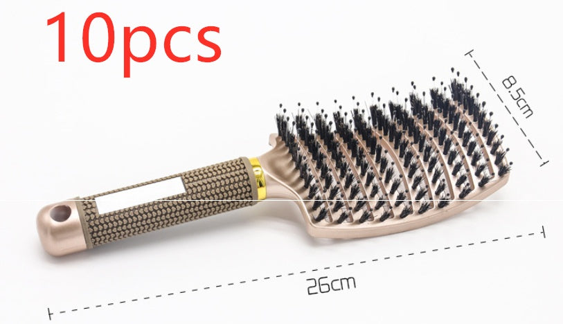 Escova de Cabelo Antiembaraço com Massagem Capilar – Cerdas de Nylon