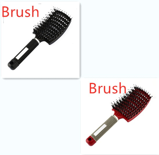 Escova de Cabelo Antiembaraço com Massagem Capilar – Cerdas de Nylon