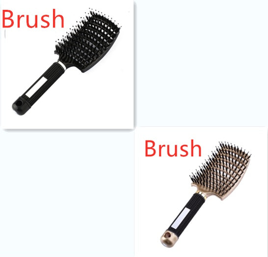 Escova de Cabelo Antiembaraço com Massagem Capilar – Cerdas de Nylon