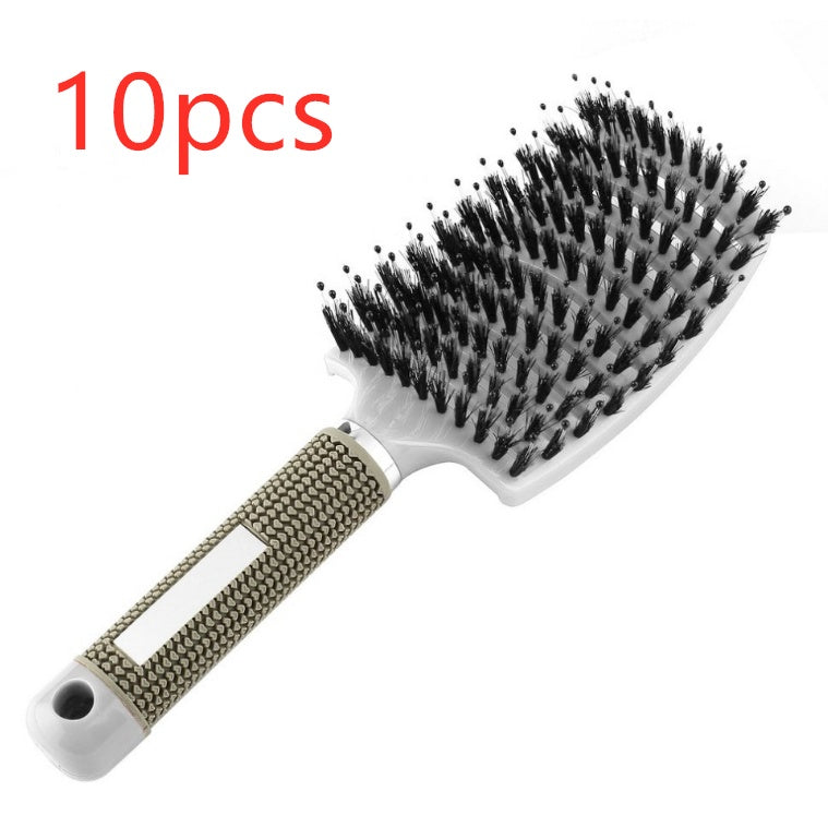 Escova de Cabelo Antiembaraço com Massagem Capilar – Cerdas de Nylon