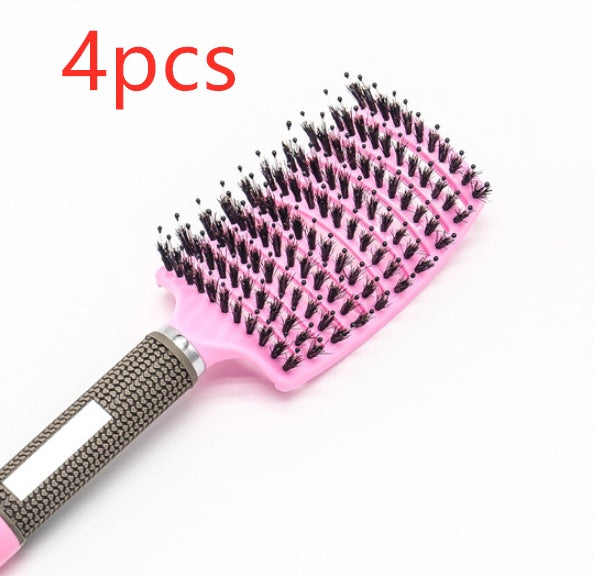 Escova de Cabelo Antiembaraço com Massagem Capilar – Cerdas de Nylon