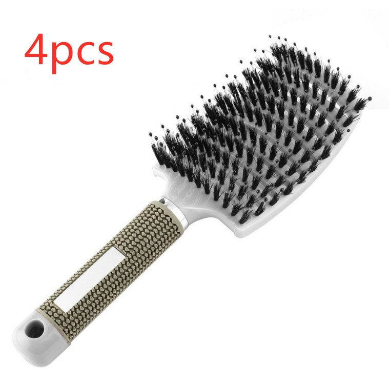 Escova de Cabelo Antiembaraço com Massagem Capilar – Cerdas de Nylon