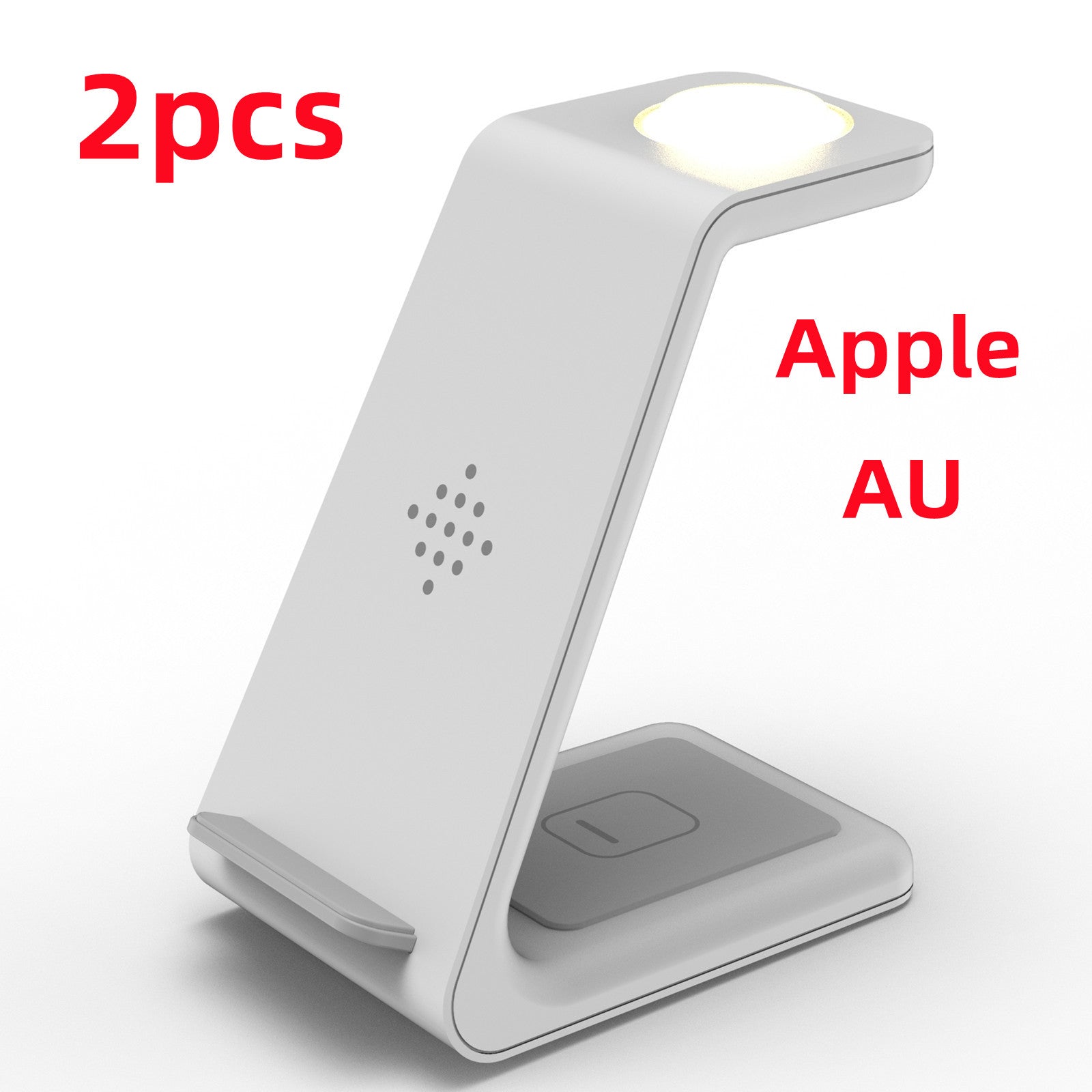 Carregador Sem Fio Rápido 3 em 1 – Suporte para Celular, Smartwatch e Fone