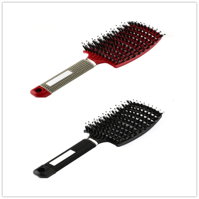 Escova de Cabelo Antiembaraço com Massagem Capilar – Cerdas de Nylon