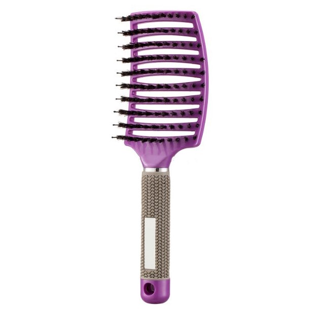Escova de Cabelo Antiembaraço com Massagem Capilar – Cerdas de Nylon