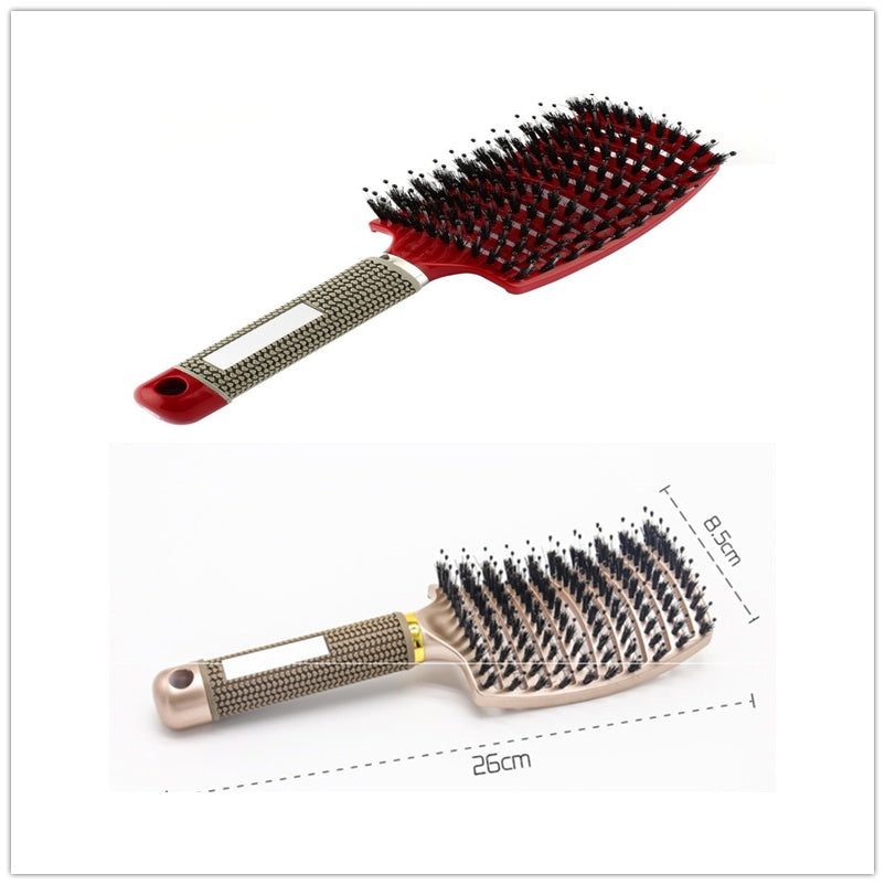 Escova de Cabelo Antiembaraço com Massagem Capilar – Cerdas de Nylon