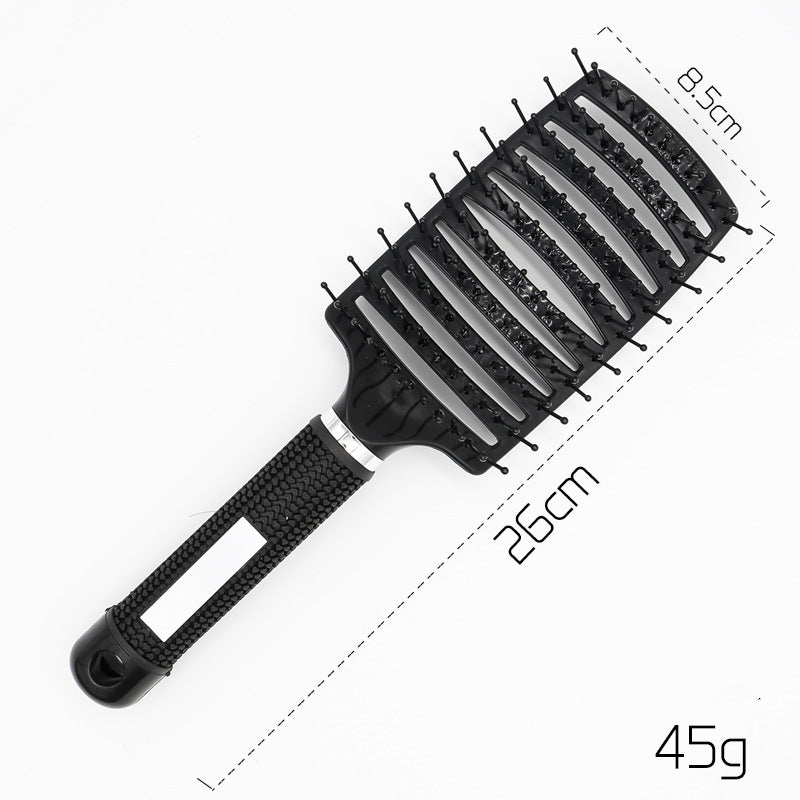 Escova de Cabelo Antiembaraço com Massagem Capilar – Cerdas de Nylon