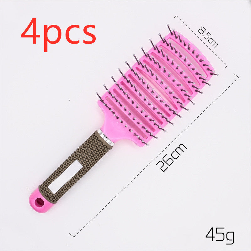Escova de Cabelo Antiembaraço com Massagem Capilar – Cerdas de Nylon