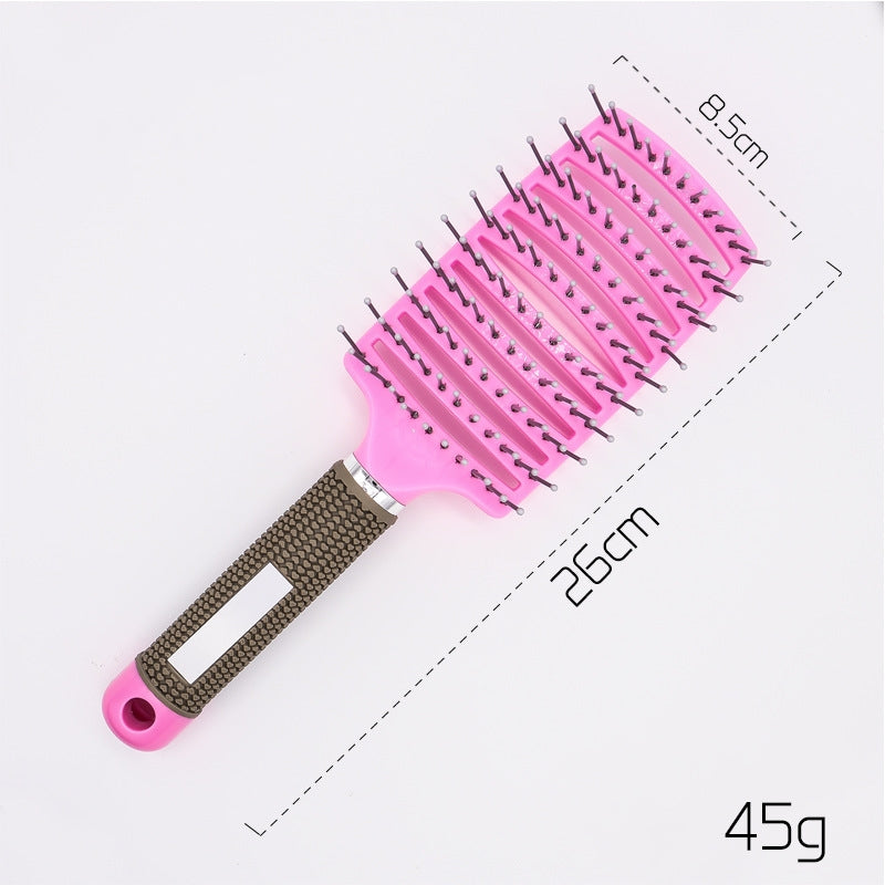 Escova de Cabelo Antiembaraço com Massagem Capilar – Cerdas de Nylon