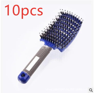 Escova de Cabelo Antiembaraço com Massagem Capilar – Cerdas de Nylon
