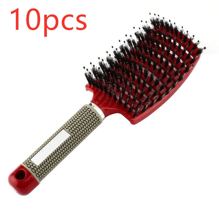 Escova de Cabelo Antiembaraço com Massagem Capilar – Cerdas de Nylon