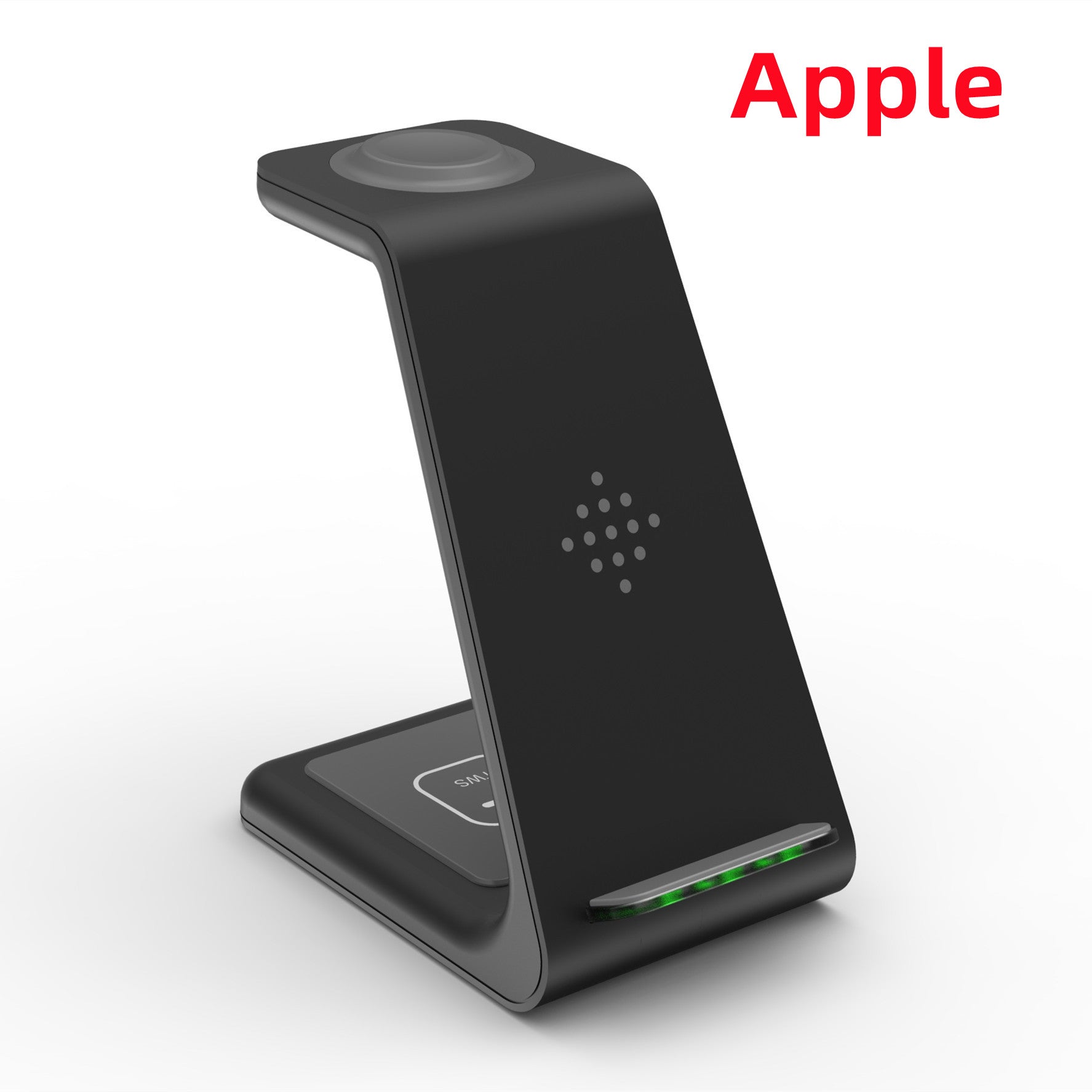 Carregador Sem Fio Rápido 3 em 1 – Suporte para Celular, Smartwatch e Fone