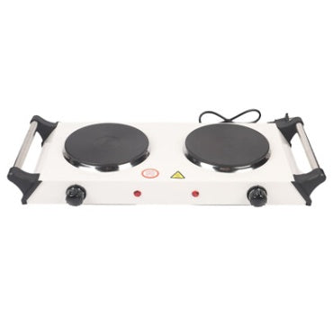 Fogão Elétrico Duplo 2000W com Cabo e Controle de Temperatura – Portátil