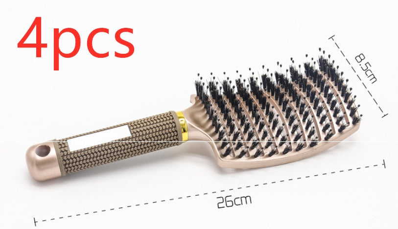 Escova de Cabelo Antiembaraço com Massagem Capilar – Cerdas de Nylon