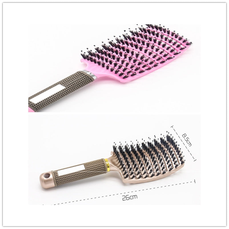 Escova de Cabelo Antiembaraço com Massagem Capilar – Cerdas de Nylon