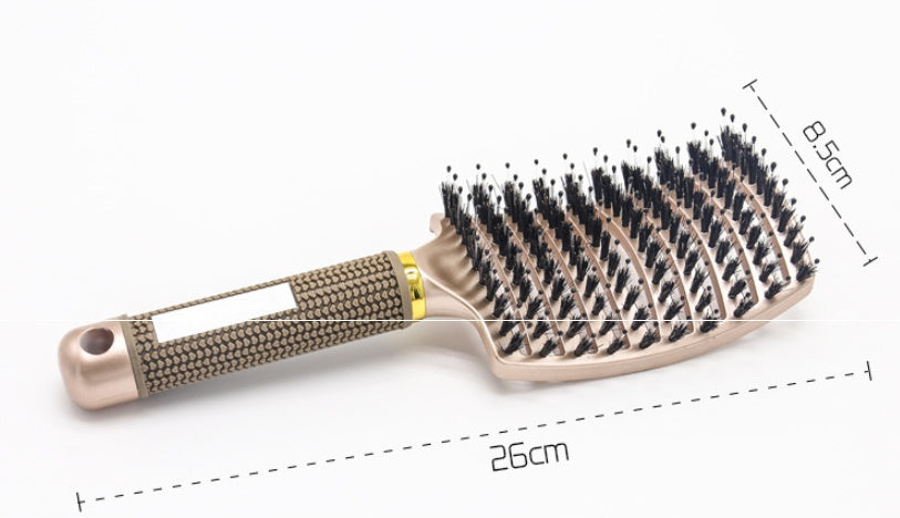Escova de Cabelo Antiembaraço com Massagem Capilar – Cerdas de Nylon