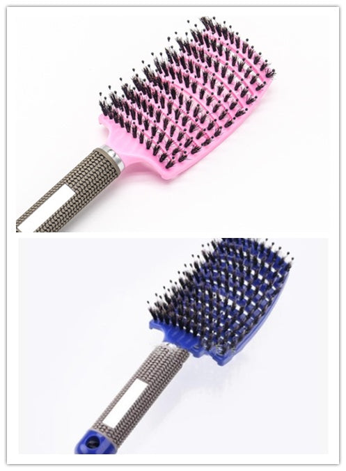 Escova de Cabelo Antiembaraço com Massagem Capilar – Cerdas de Nylon