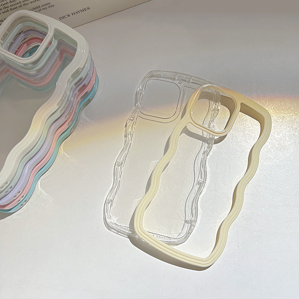 Capa de Celular Borda Ondulada – Cores Candy Simples e Elegante