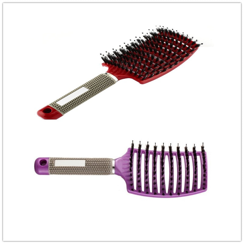 Escova de Cabelo Antiembaraço com Massagem Capilar – Cerdas de Nylon