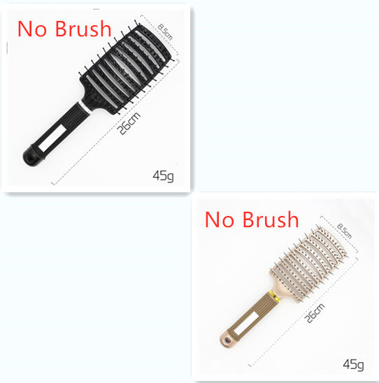 Escova de Cabelo Antiembaraço com Massagem Capilar – Cerdas de Nylon