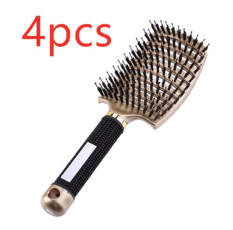Escova de Cabelo Antiembaraço com Massagem Capilar – Cerdas de Nylon