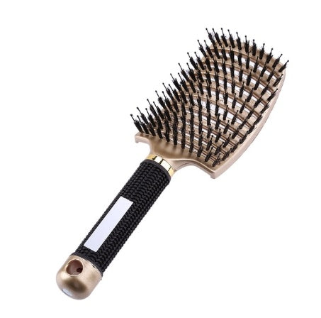 Escova de Cabelo Antiembaraço com Massagem Capilar – Cerdas de Nylon