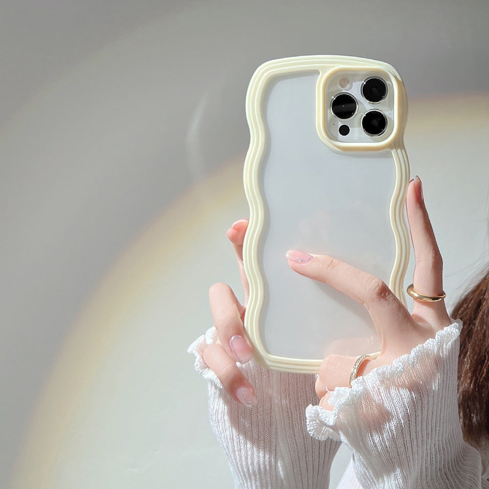 Capa de Celular Borda Ondulada – Cores Candy Simples e Elegante