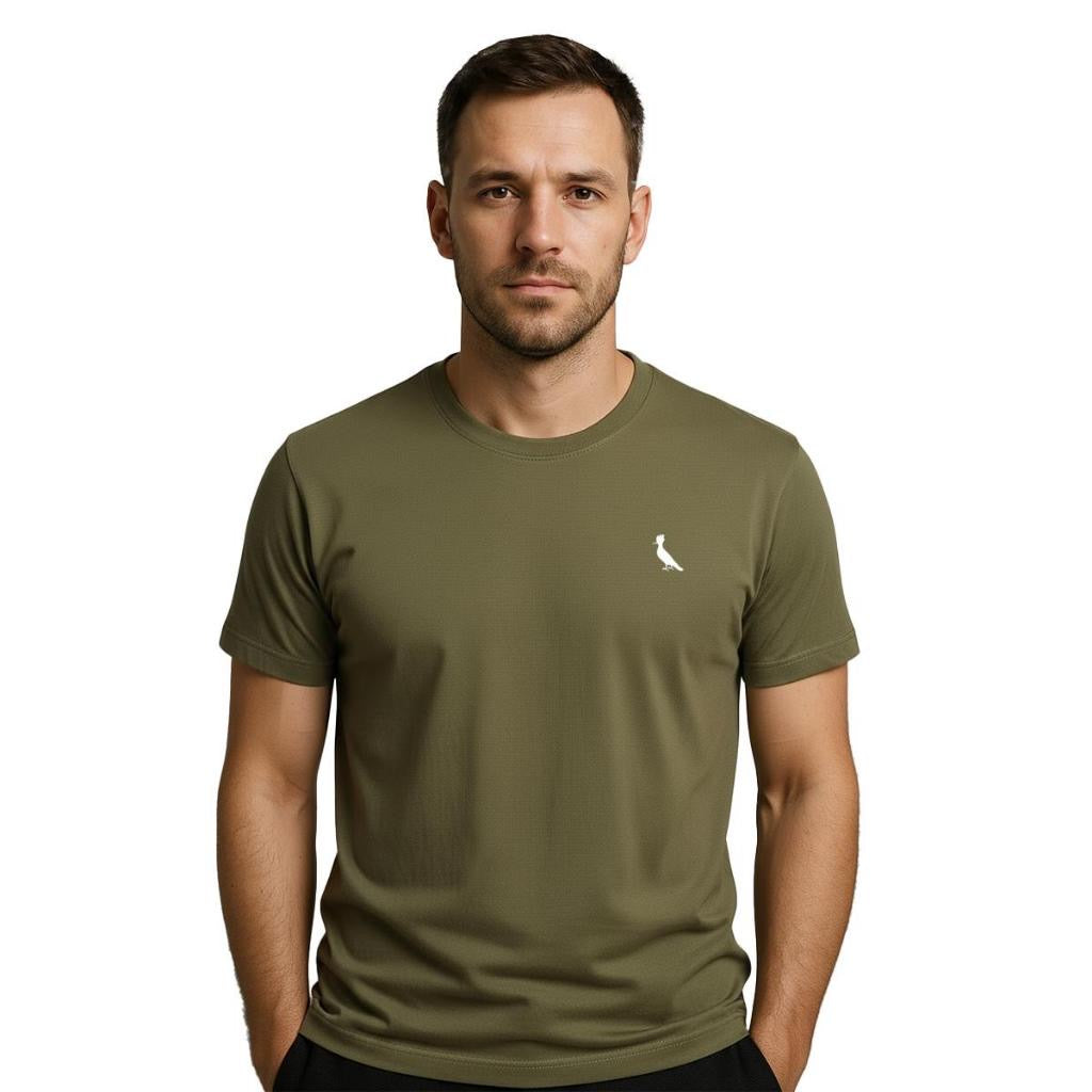 Camiseta Masculina Premium 100% Algodão - Preta