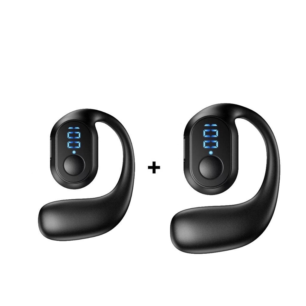 Fone de Ouvido Bluetooth Sem Fio D6/D50 à Prova d'Água com Microfone