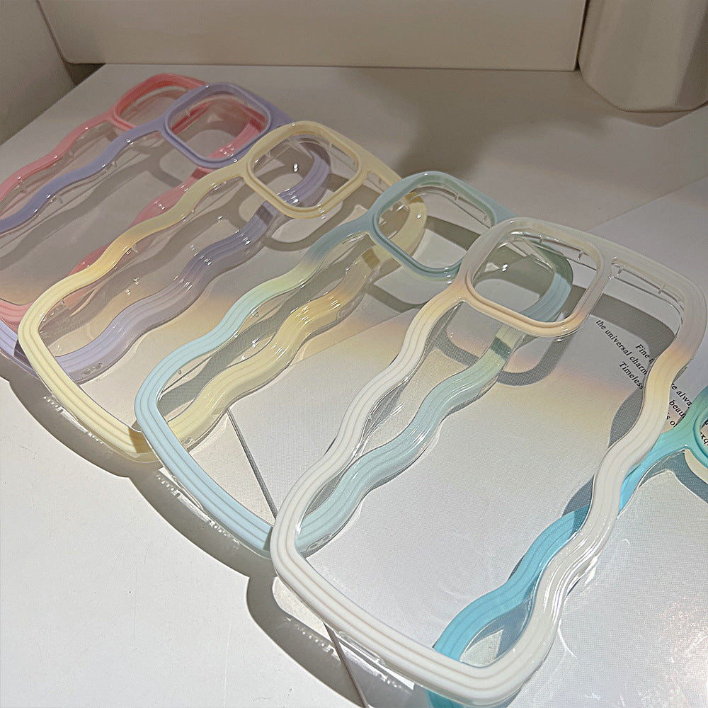 Capa de Celular Borda Ondulada – Cores Candy Simples e Elegante