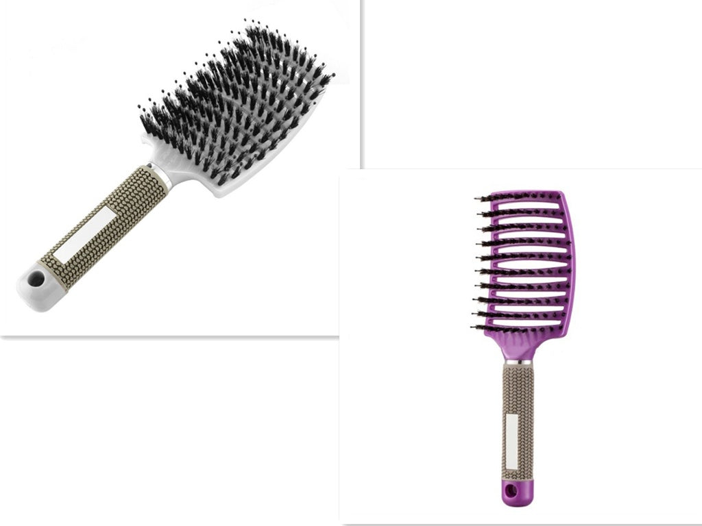 Escova de Cabelo Antiembaraço com Massagem Capilar – Cerdas de Nylon