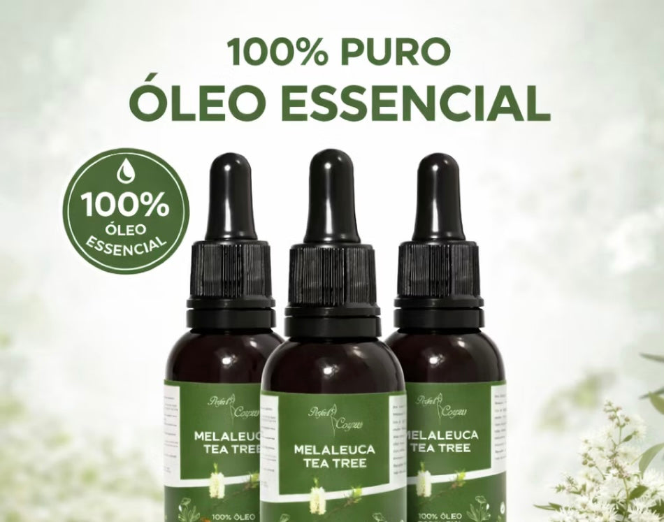 Óleo Essencial de Melaleuca Tea Tree 100% Puro 30ml