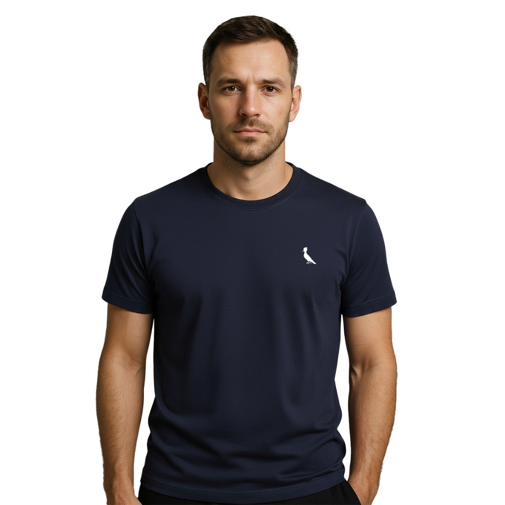 Camiseta Masculina Premium 100% Algodão - Preta