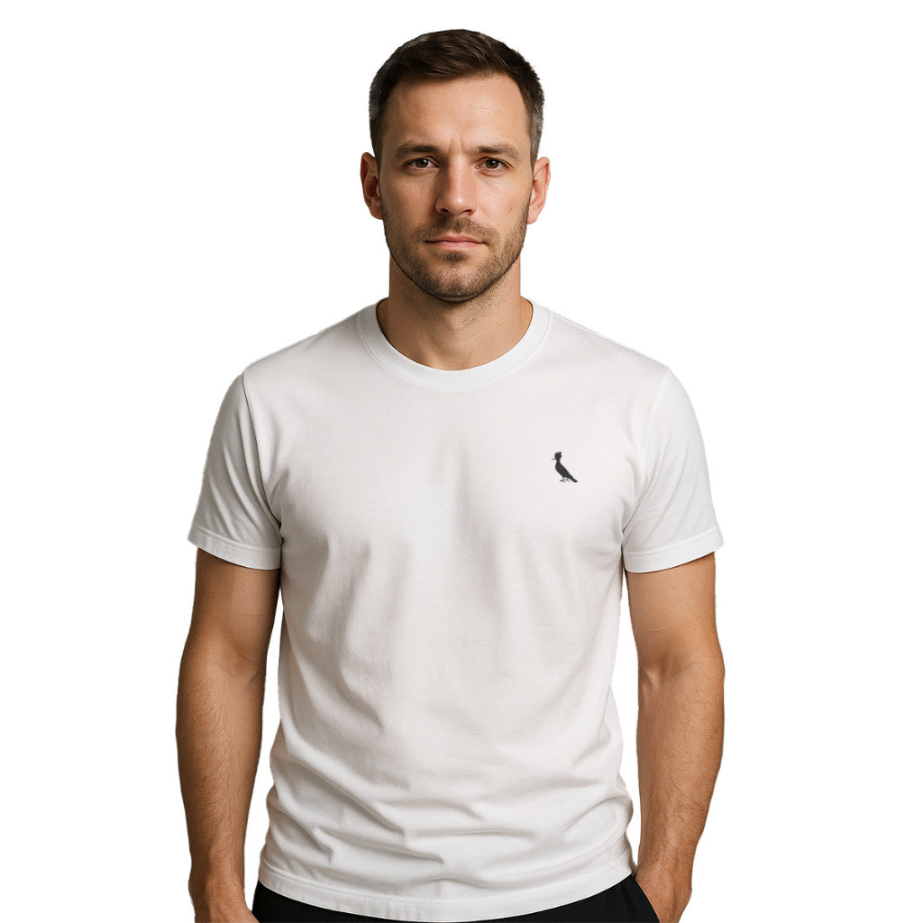 Camiseta Masculina Premium 100% Algodão - Preta