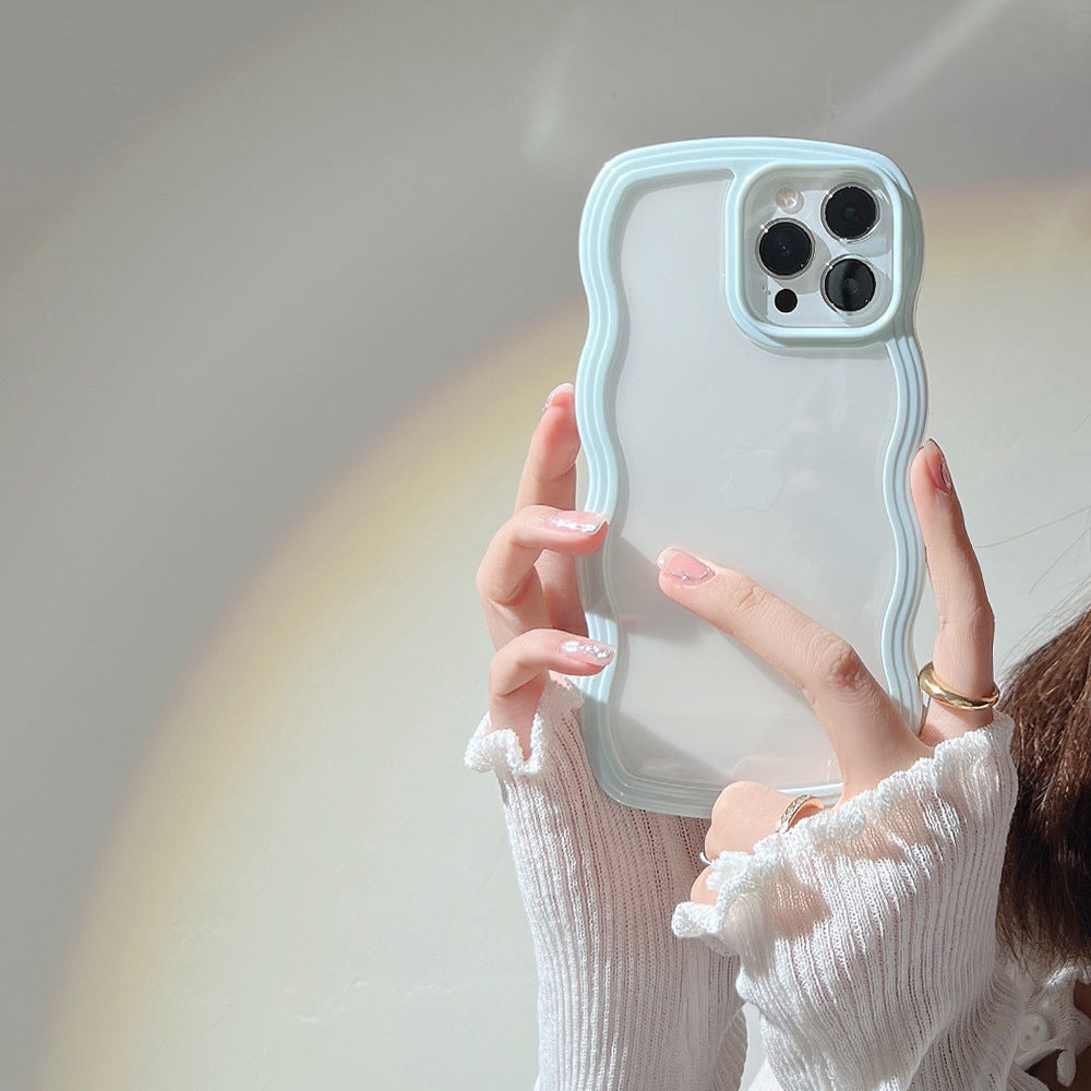 Capa de Celular Borda Ondulada – Cores Candy Simples e Elegante