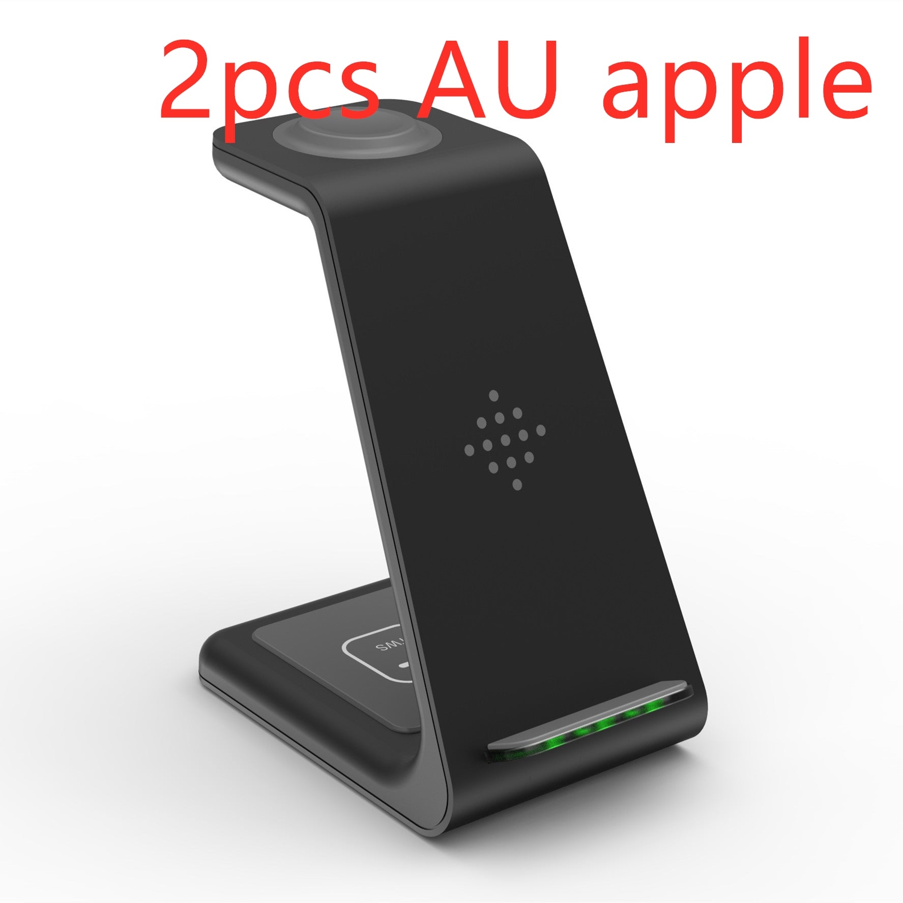 Carregador Sem Fio Rápido 3 em 1 – Suporte para Celular, Smartwatch e Fone