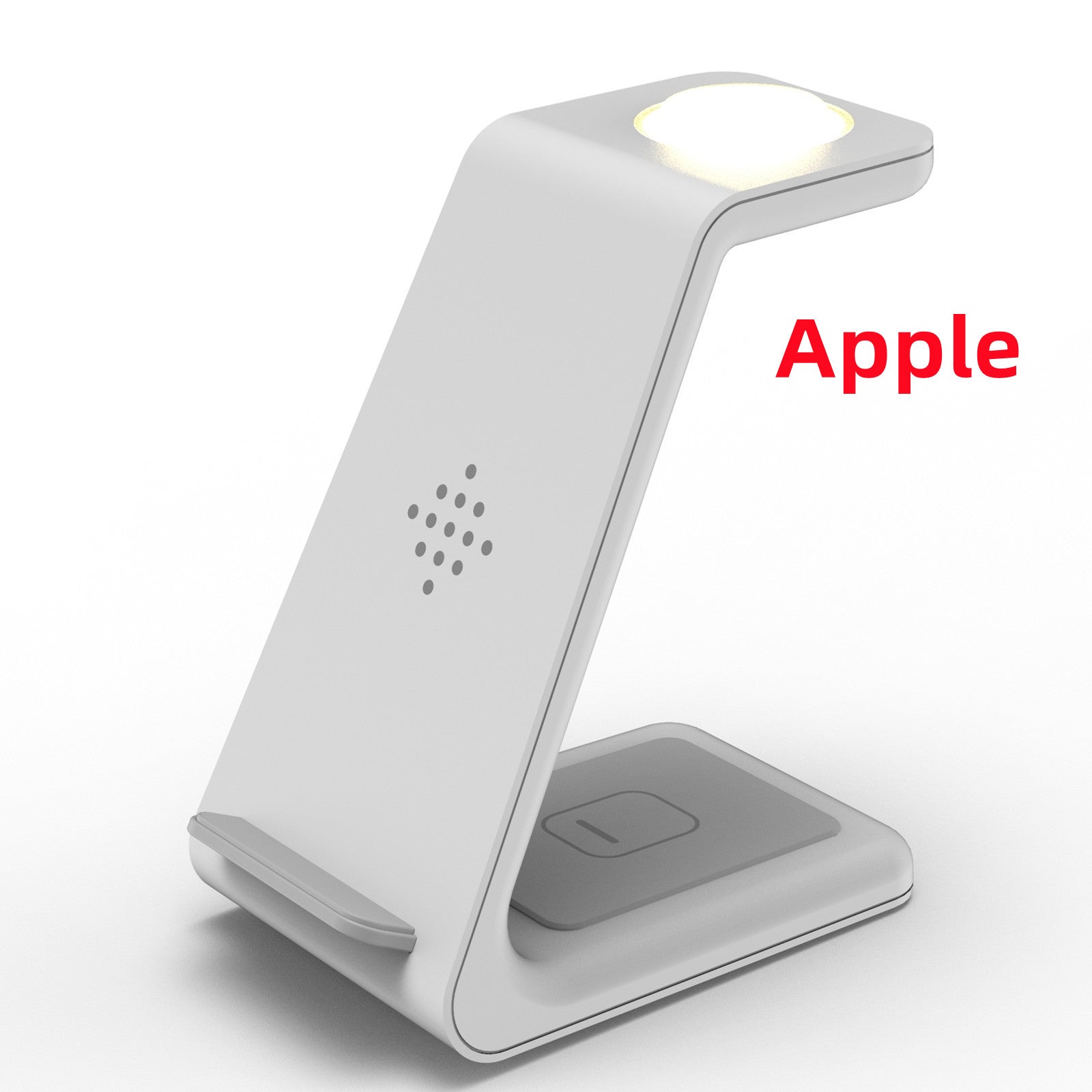 Carregador Sem Fio Rápido 3 em 1 – Suporte para Celular, Smartwatch e Fone