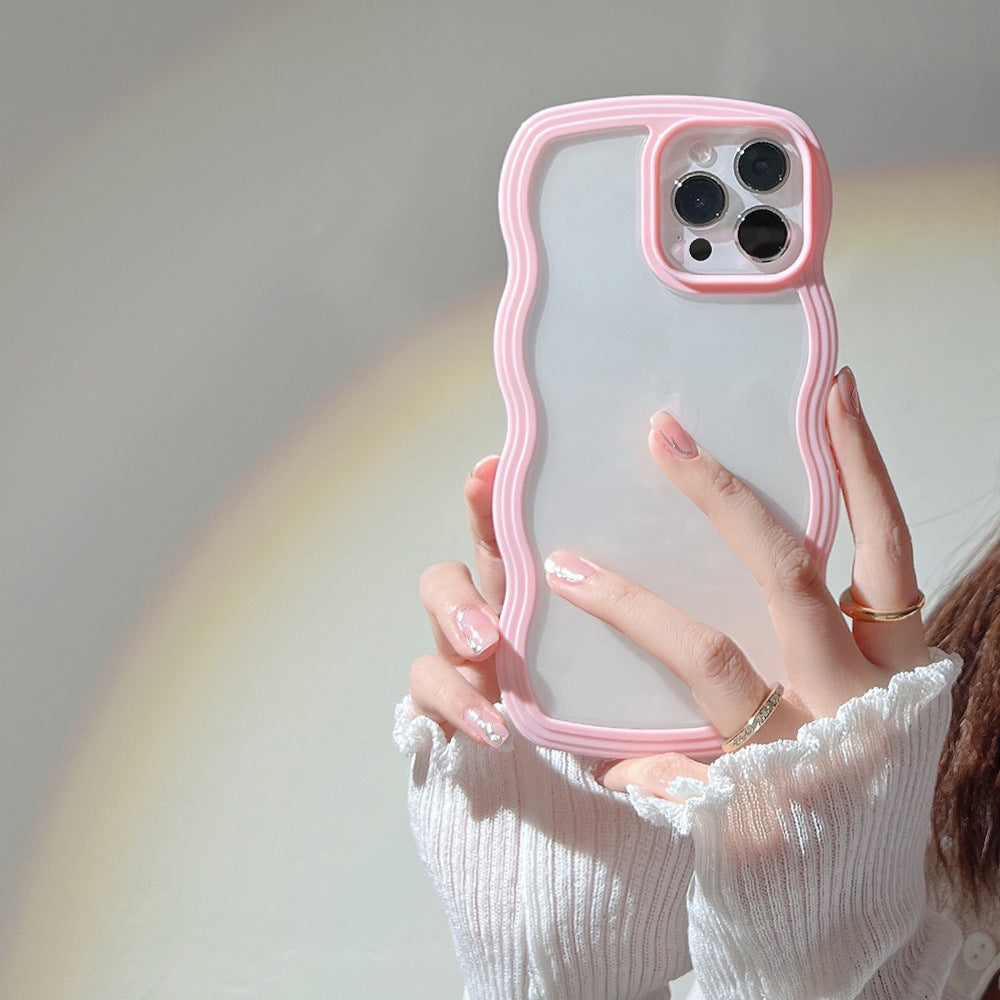Capa de Celular Borda Ondulada – Cores Candy Simples e Elegante