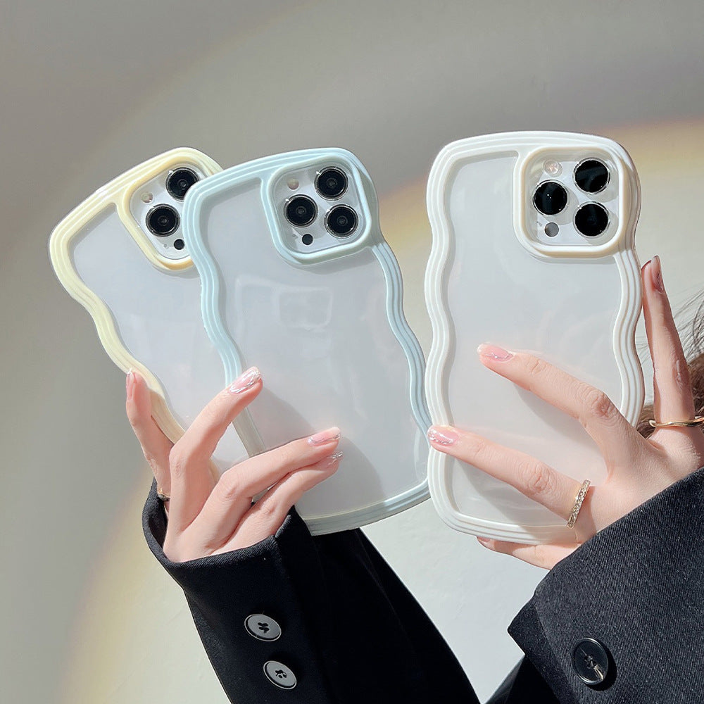 Capa de Celular Borda Ondulada – Cores Candy Simples e Elegante