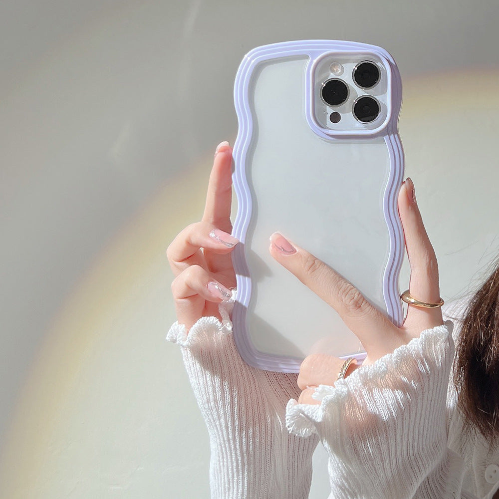 Capa de Celular Borda Ondulada – Cores Candy Simples e Elegante