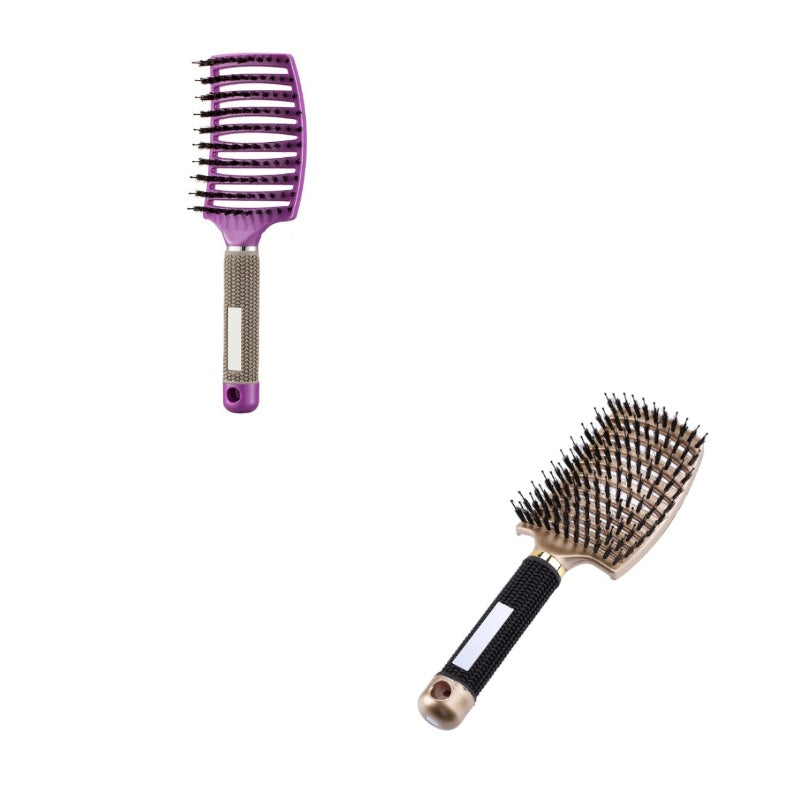 Escova de Cabelo Antiembaraço com Massagem Capilar – Cerdas de Nylon